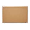 NSN2182026 - 7195012182026, SKILCRAFT Cork Board, 48" x 36", Tan Surface, Oak Finished Wood Frame