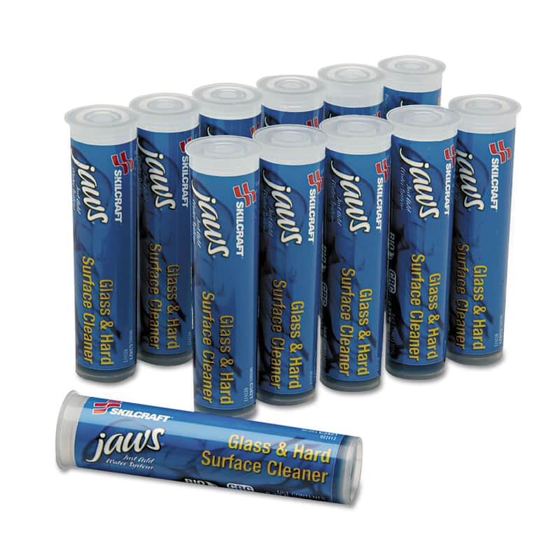 SKILCRAFT JAWS Glass Cleaner Refill — 12 Pack