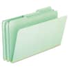 PFX17171 - Pressboard Expanding File Folders, 1/3-Cut Tabs: Assorted, Legal Size, 1" Expansion, Green, 25/Box