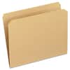 PFXRK152 - Dark Kraft File Folders with Double-Ply Top, Straight Tabs, Letter Size, 0.75" Expansion, Brown, 100/Box