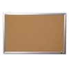 NSN4840005 - 7195014840005, SKILCRAFT Cork Board, 24" x 36", Tan Surface, Anodized Aluminum Frame