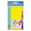 RTG29500 - Index Sticky Notes, 6-Tab Set, Note Ruled, 4" x 6", Assorted Colors, 60 Sheets/Set