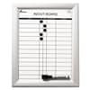 NSN4845261 - 7520014845261, SKILCRAFT Magnetic In/Out Board, 14-Person Tracking, 11" x 14", White Surface, Anodized Aluminum Frame