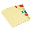 UNV21870 - Insertable Tab Index, 5-Tab, 11 x 8.5, Buff, Assorted Tabs, 6 Sets