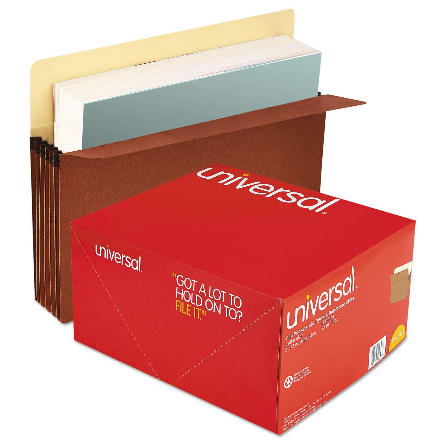 Redrope Expanding File Pockets by Universal® UNV15343
