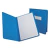OXF52501 - Title Panel and Border Front Report Cover, 3-Prong Fastener, Panel and Border Cover, 0.5" Cap, 8.5 x 11, Light Blue, 25/Box