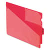 PFX13541 - Colored Poly End Tab "Out" Guides, 1/3-Cut: Center Position, For Letter Size Files, Red, 50/Box