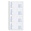 TOP4002 - Spiralbound Message Book, Two-Part Carbonless, 5 x 2.75, 4 Forms/Sheet, 200 Forms Total