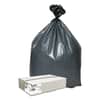 WBIPLA3350 - Can Liners, 33 gal, 1.35 mil, 33" x 40", Gray, 10 Bags/Roll, 5 Rolls/Carton