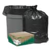 WBIRNW4320 - Linear Low Density Recycled Can Liners, 56 gal, 2 mil, 43" x 47", Black, 10 Bags/Roll, 10 Rolls/Carton