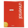 UNV80001 - White Labels, Inkjet/Laser Printers, 0.5 x 1.75, White, 80/Sheet, 100 Sheets/Box