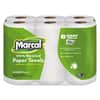 MRC6181PK - 100% Premium Recycled Kitchen Roll Towels, 2-Ply, 11 x 5.5, White, 140/Roll, 6 Rolls/Pack