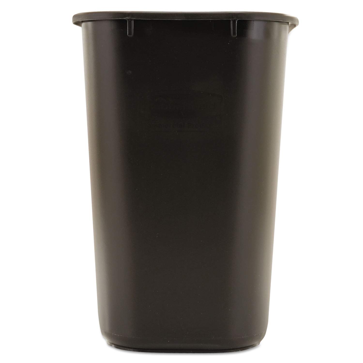 Deskside Plastic Wastebasket by Rubbermaid® Commercial RCP295600BK