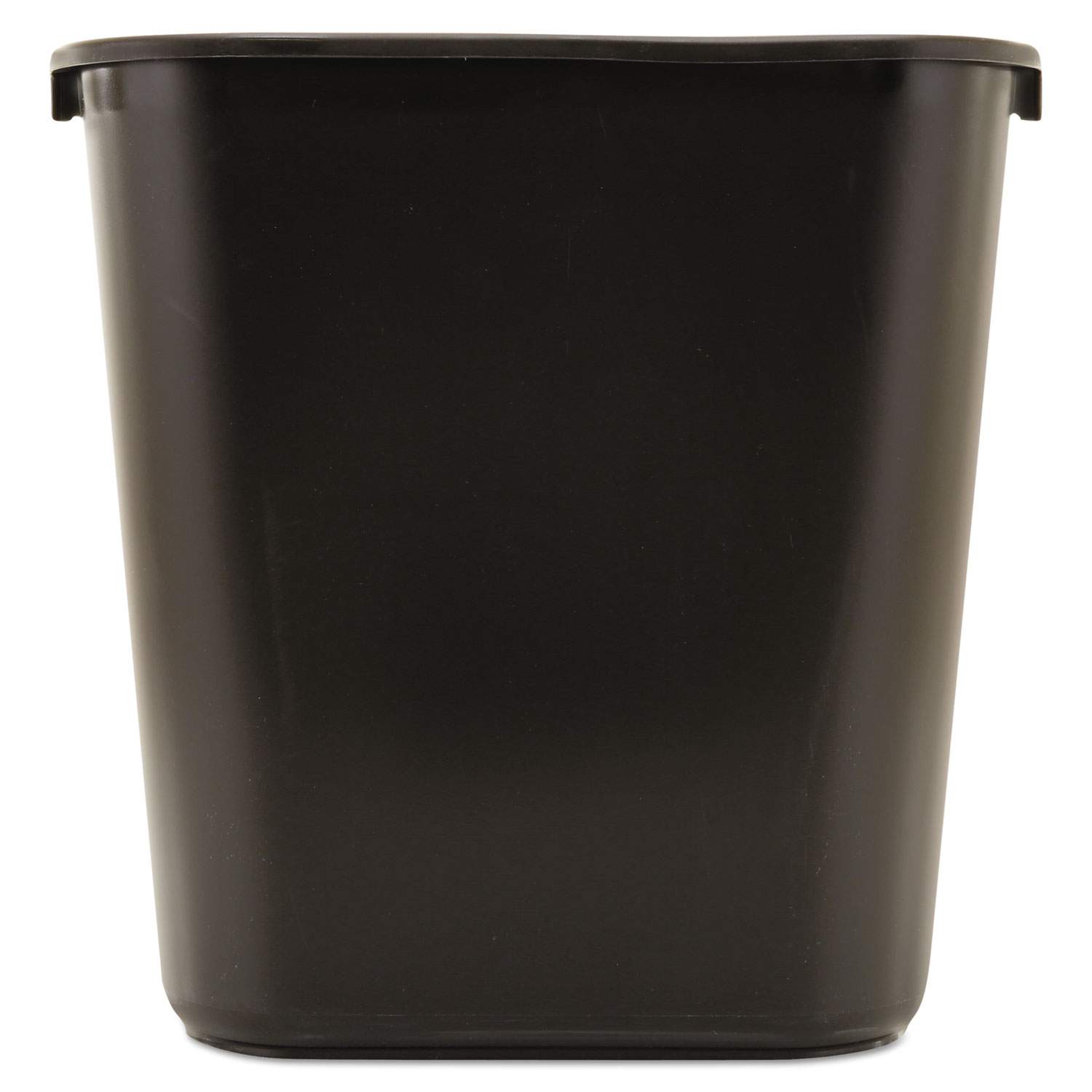 Deskside Plastic Wastebasket by Rubbermaid® Commercial RCP295600BK