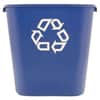 RCP295673BE - Deskside Recycling Container, Medium, 28.13 qt, Plastic, Blue
