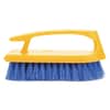 RCP6482COB - Iron-Shaped Handle Scrub Brush, Blue Polypropylene Bristles, 6" Brush, 6" Yellow Plastic Handle