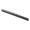 FEL52322 - Plastic Comb Bindings for 11 x 8.5 Documents, 19 Rings, 0.38" (55-Sheet) Capacity, Black, 25/Pack