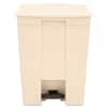 RCP614500BG - Legacy Step-On Receptacle, 18 gal, Polyethylene, Beige