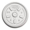 DCC6JL - Plastic Lids for Foam Containers, Vented, Fits 3.5 oz to 6 oz, White, 100/Pack, 10 Packs/Carton