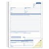 TOP41850 - Spiralbound Proposal Form Book, Two-Part Carbonless, 11 x 8.5, 50 Forms Total