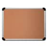 UNV43713 - Cork Board with Aluminum Frame, 36" x 24", Tan Surface, Satin Aluminum Frame