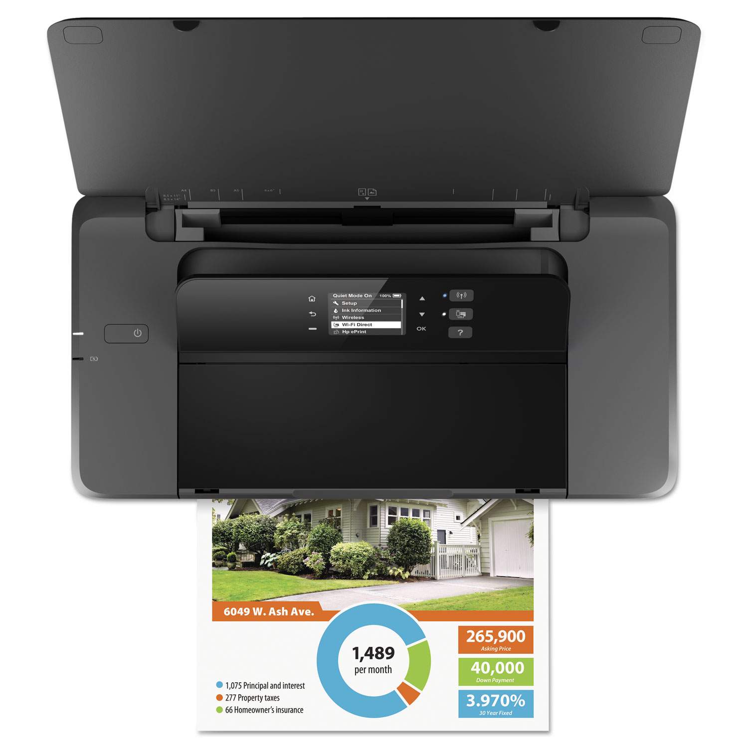 OfficeJet 200 Wireless Mobile Printer by HP HEWCZ993A