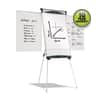 QRTEU500E - Euro Magnetic Presentation Easel, 27" x 39", White Surface, Satin Aluminum Frame