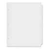 UNV20835 - Self-Tab Index Dividers, 5-Tab, 11 x 8.5, White, 36 Sets