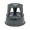 CRA100192 - Kik-Step Steel Step Stool, 2-Step, 350 lb Capacity, 16" Diameter x 14.25"h, Black