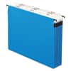 PFX59225 - SureHook Nine-Section Hanging Folder, 9 Sections, 5.25" Capacity, Letter Size, 1/5-Cut Tabs, Blue