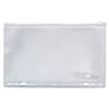AVTANG51 - Zip-All Ring Binder Pocket, 2- to 7-Hole Punched, 6" x 9.5", Clear