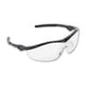 CRWST110 - Storm Safety Glasses, Black Half Frame, Clear Single Lens, 12/Box