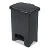 SAF9710BL - Plastic Step-On Receptacle, 4 gal, Plastic, Black