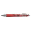 NSN5646054 - 7520015646054, SKILCRAFT VISTA Gel Pen, Retractable, Medium 0.7 mm, Red Ink, Red/Clear Barrel, Dozen