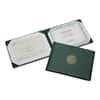 NSN7557077 - 7510007557077, SKILCRAFT Award Certificate Holder, 8.5 x 11, Army Seal, Green/Gold
