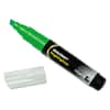 NSN1660682 - 7520011660682, SKILCRAFT Large Fluorescent Highlighter, Fluorescent Green Ink, Chisel Tip, Black/Green Barrel, Dozen
