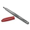 NSN5114324 - 7520015114324, SKILCRAFT Fine Point Permanent Marker, Fine Bullet Tip, Red, Dozen