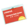 UNV56003 - Clear Badge Holders w/Garment-Safe Clips, 2 1/4 x 3 1/2, White Inserts, 50/Box