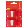 UNV99001 - Page Flags, Red, 50 Flags/Dispenser, 2 Dispensers/Pack