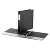 UNV20771 - Deluxe Non-View D-Ring Binder with Label Holder, 3 Rings, 1.5" Capacity, 11 x 8.5, Black