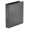 UNV20971 - Economy Round Ring View Binder, 3 Rings, 1.5" Capacity, 11 x 8.5, Black