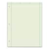 TOP35510 - Engineering Computation Pads, Black/Green Cover, Quadrille Rule (5 sq/in, 1 sq/in), (100) Green-Tint 8.5 x 11 Sheets