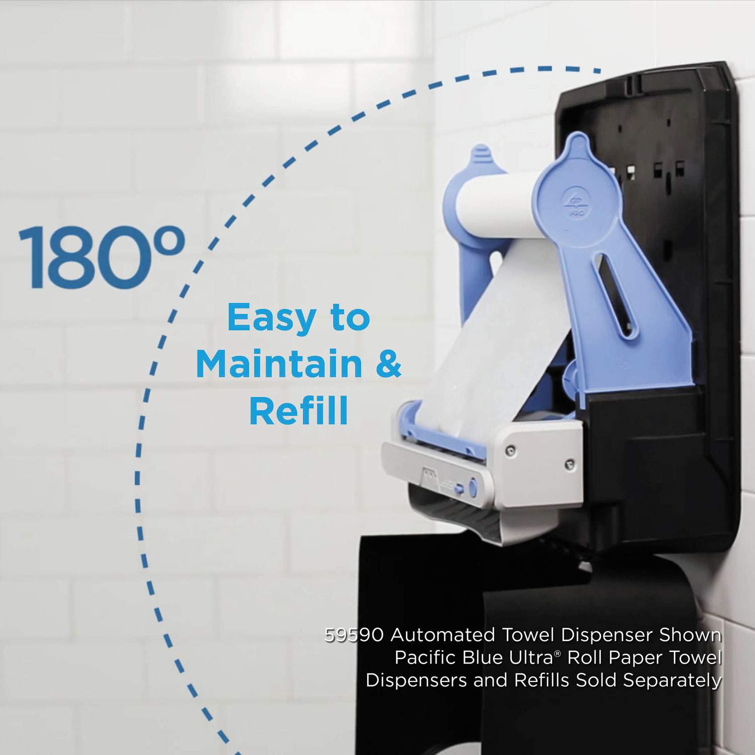 Pacific Blue Ultra Paper Towel Dispenser by Georgia Pacific
