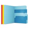 PFX10773 - Divide It Up File Folder, 1/2-Cut Tabs: Assorted, Letter Size, 0.75" Expansion, Assorted Colors, 12/Pack