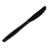 DXEKH517 - Plastic Cutlery, Heavyweight Knife, Black, 1,000/Carton
