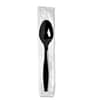 DXETH53C7 - Individually Wrapped Heavyweight Spoon, Plastic, Black, 1,000/Carton