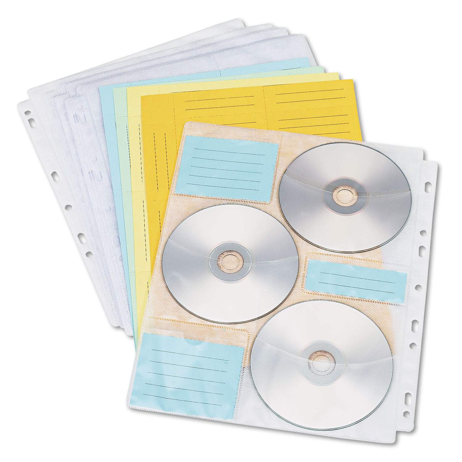 CD Ring Binder Storage Pages by Innovera. | OnTimeSupplies.com