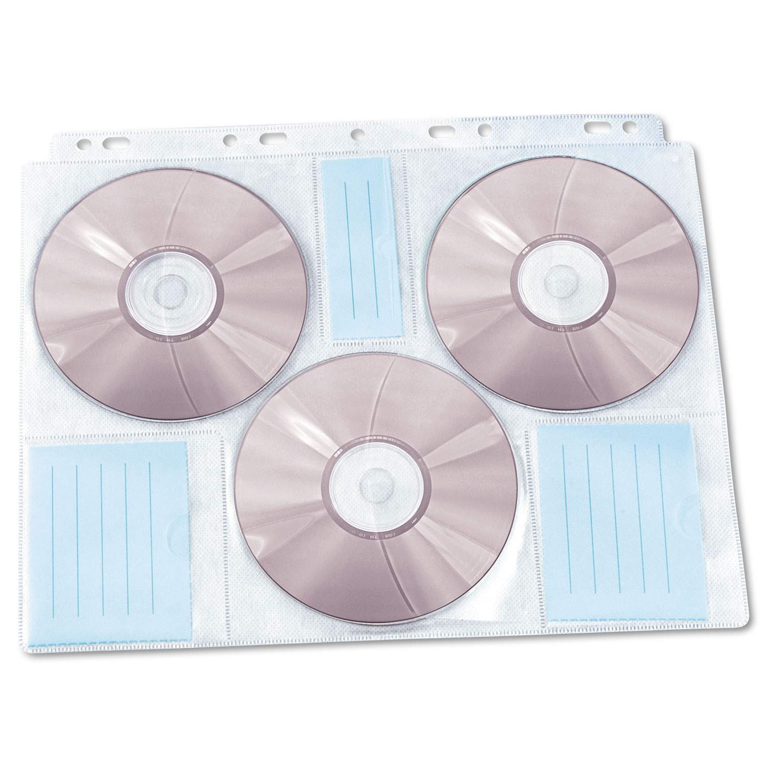 CD Ring Binder Storage Pages by Innovera. | OnTimeSupplies.com