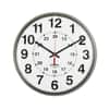 NSN4919814 - 6645014919814 SKILCRAFT Atomic Slimline Wall Clock, 12.75" Overall Diameter, Black Case, 1 AA (sold separately)