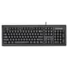 KMW64370 - Keyboard for Life Slim Spill-Safe Keyboard, 104 Keys, Black